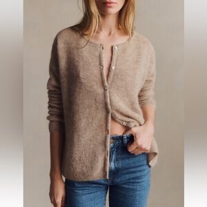 Sezane light beige Women's Gaspard Cardigan size S